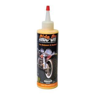 Ride-On Motorcycle Tire Balancer And Sealant