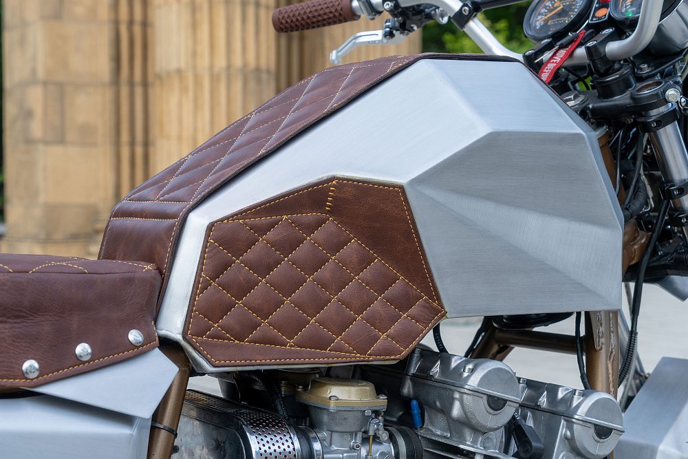 creased fuel tank from another angle