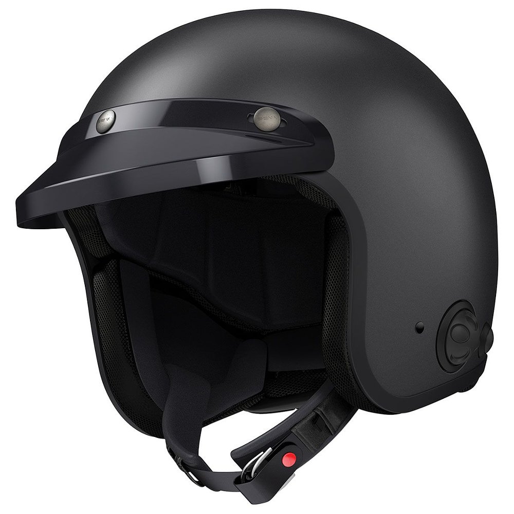Sena-Savage-Bluetooth-Integrated-Black-Open-Face-Helmet